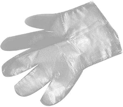 Disposable Polythene Gloves  (Pack Of 100pcs)